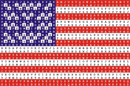 Printable Crossword on July 4th Word Search Puzzle