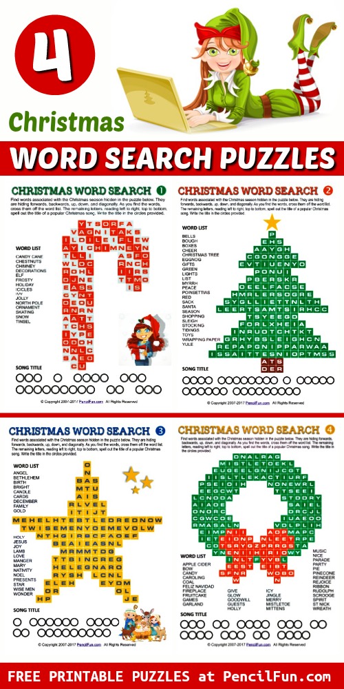 Christmas Word Searches